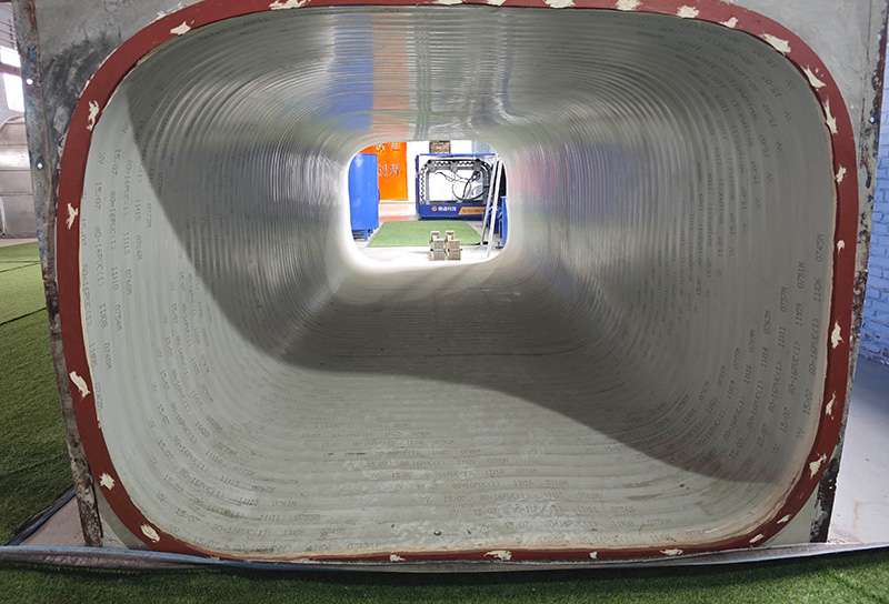 机械制螺旋缠绕法修复